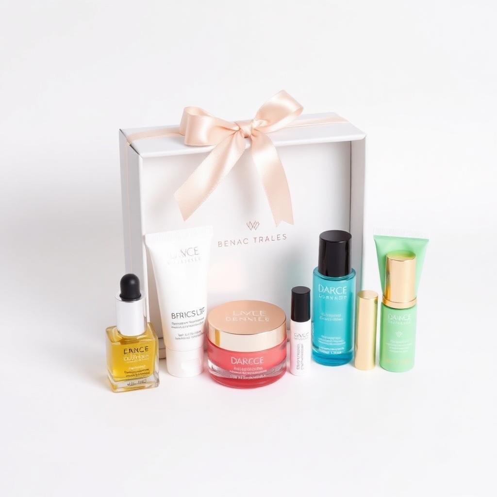 Coffret produits de beauté