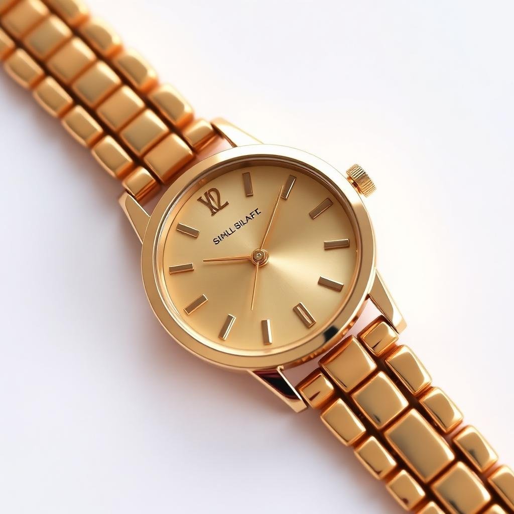 Montre femme dorée